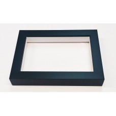 Shadowbox Gallery Wood Frames - Charcoal Gray, 8 x 10, Wood Shadow Box Frame By The Simple Things,USA   